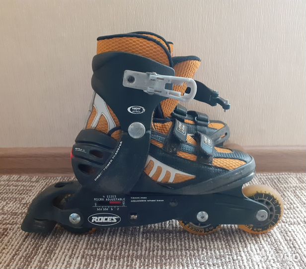 Роликовые коньки Roces детские раздвижные р. 30-35