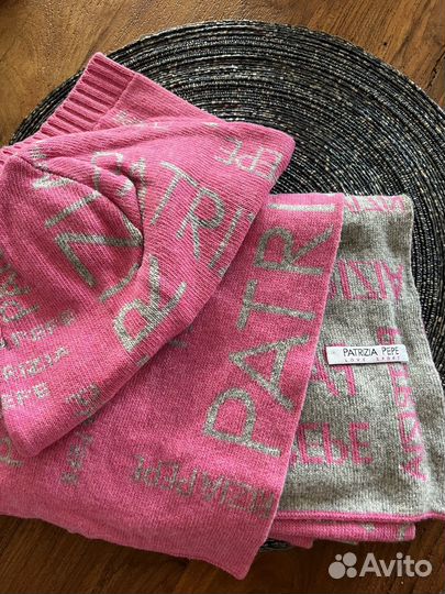 Шапка и шарф Patrizia Pepe оригинал
