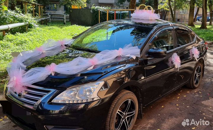 Свадебные украшения на машину