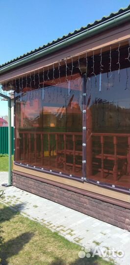 Мягкие окна для кафе летней веранды беседки