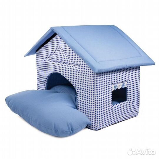 Дом Садовый голубой, 460*500*450мм, Гамма