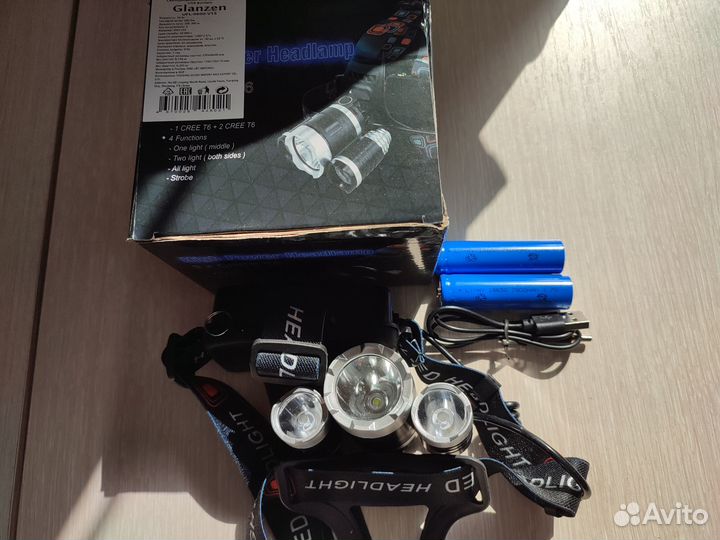 Налобный фонарик Комплект