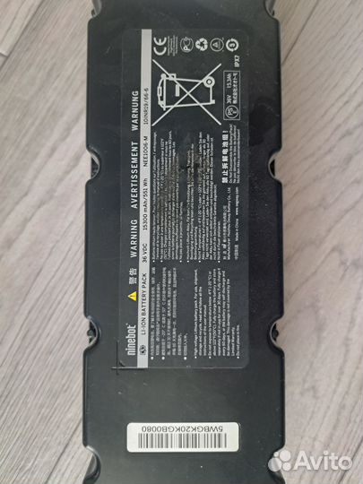 Аккумулятор для электросамоката ninebot g30p max