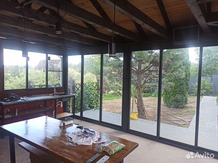 Остекление веранд, террас и беседок