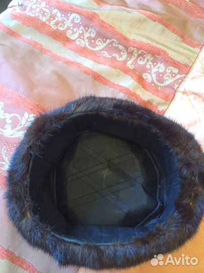 Норковая шапка мужская