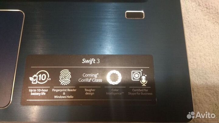 Топкейс Acer Swift 3 sf314 -52 синий