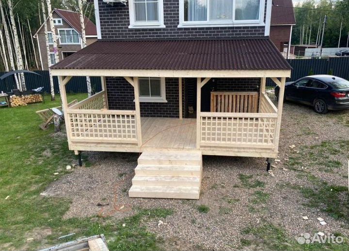 Деревянные беседки