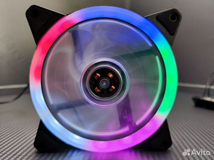 Вентилятор 120 mm DCBrushless FiveColor Rgb