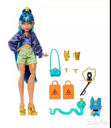 Monster high Cleo de Nile fabulous pets G3 кукла