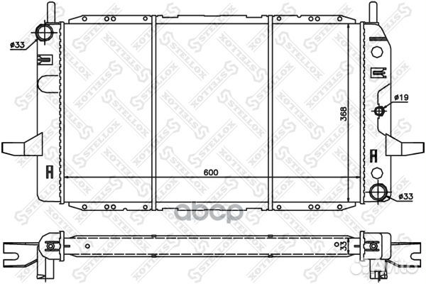 10-25819-SX радиатор системы охлаждения Ford S