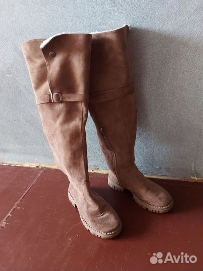 Сапоги ботфорты