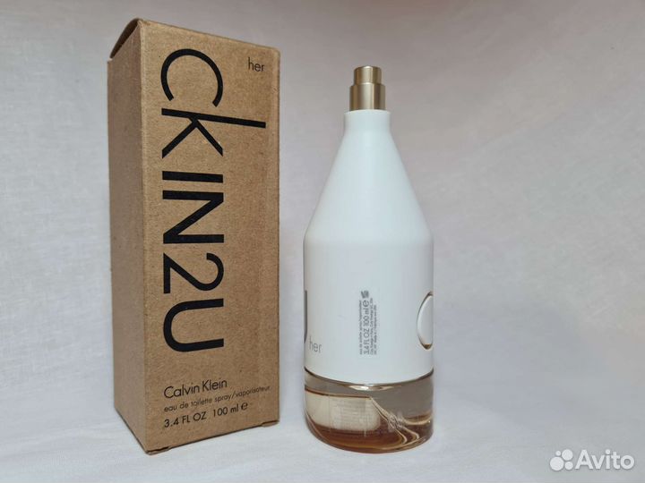 Calvin klein ckin2u for her 100 ml тестер