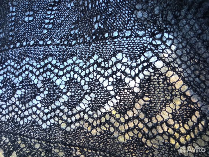 Косынка серая пуховая 