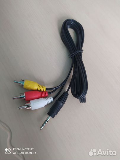 Антенный USB переходник и аудиокабель AV