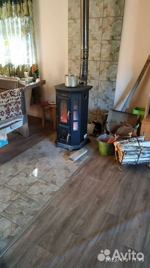 Печь камин дровяная