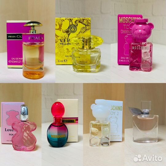 Пробники, миниатюры парфюмерной воды