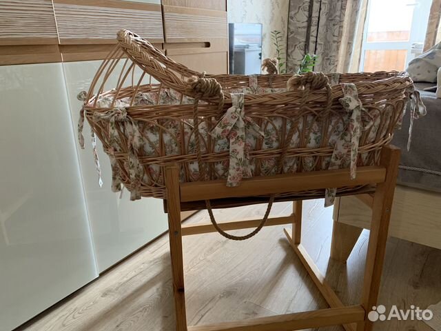 Люлька колыбель плетеная