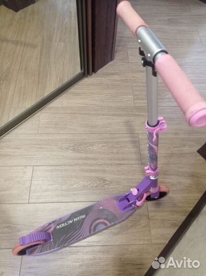 Самокат для девочки, в рюкзачок