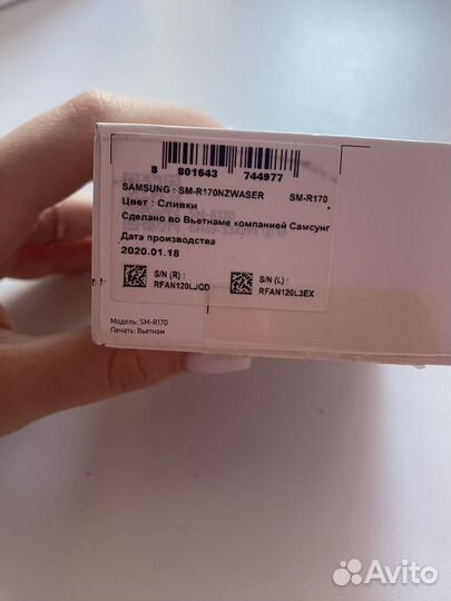 Наушники samsung galaxy buds