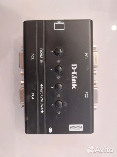 Kvm переключатель на 4 устройства