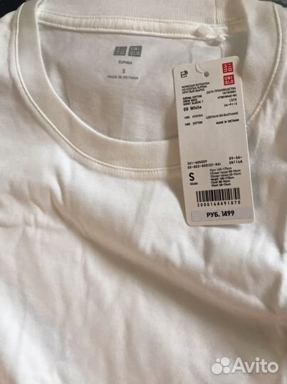 Футболка Uniqlo supima размер S