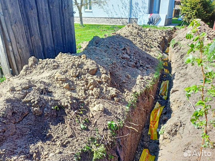 Мини экскаватор, ямобур