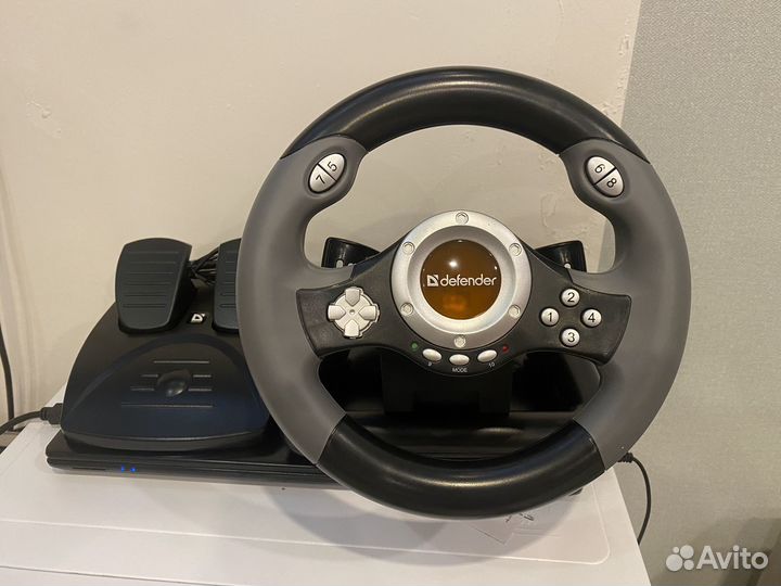 Игровой руль defender challenge mini le