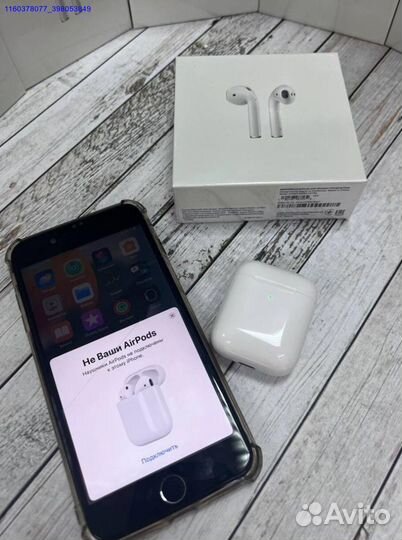 Наушники AirPods 2 Оригинал + 1 год гарантия