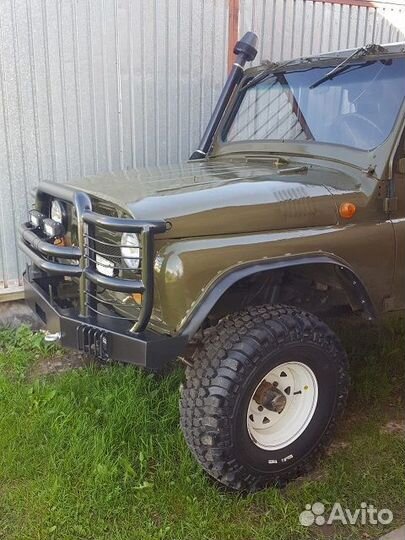 Передний бампер Чероки кенгур УАЗ 469 Хантер Барс