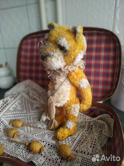 Кот, Тедди ручная авторская работа