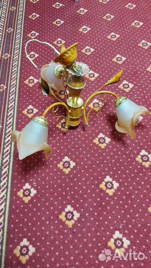 Люстра потолочная бу