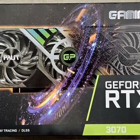 Palit Gaming PRO RTX 3070, 8Gb, идеал/комплект