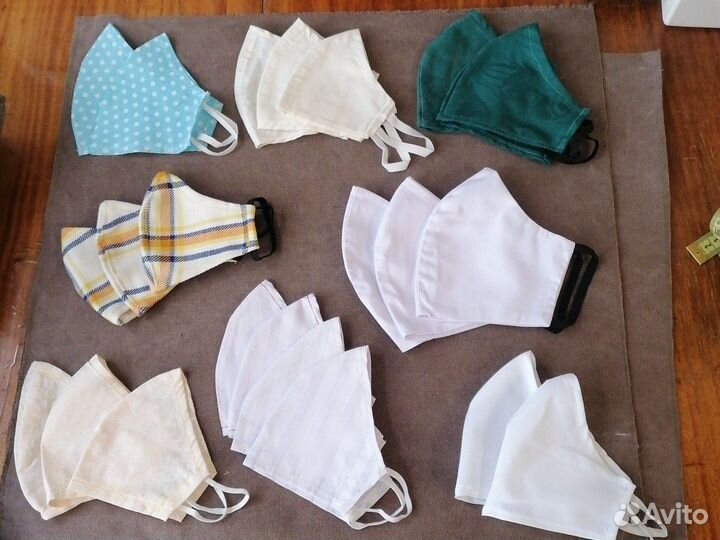 Защитная маска многоразовая из ткани