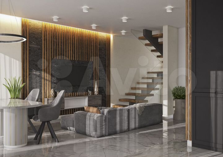 Таунхаус 84,8 м² на участке 2 сот.