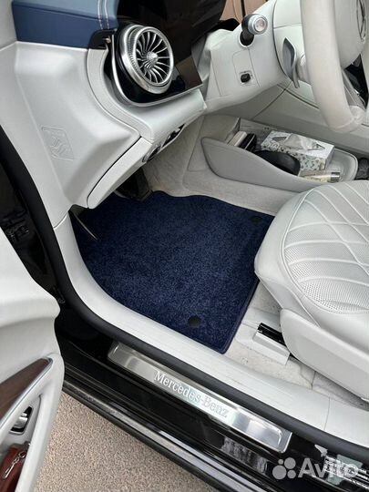 Ворсовые Премиум ковры в Mercedes EQS