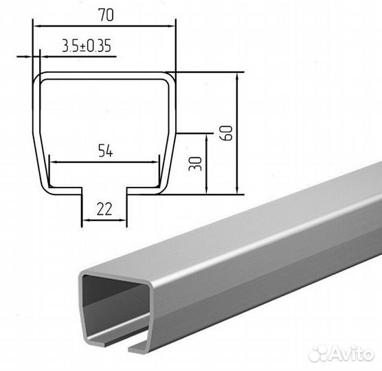 Откатные ворота 4х2 Т-профиль+автоматика Home Gate