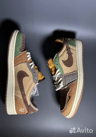 Кроссовки AIR jordan 1 LOW x Zion Williamson Люкс