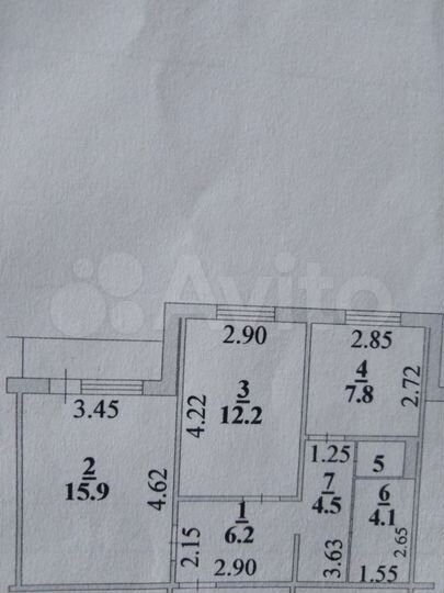 2-к. квартира, 51,8 м², 8/10 эт.