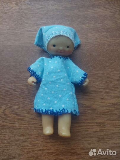 Редкая кукла на качелях заводная СССР 1960 гг