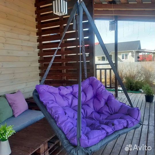 Садовые качели подвесные