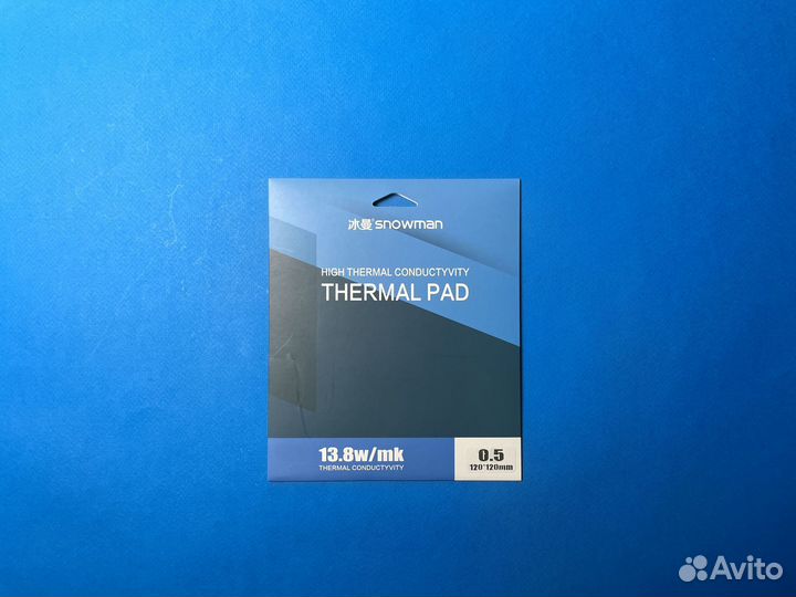 Термопрокладка Snowman 13,8W 0,5мм 120*120мм