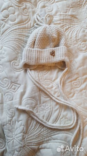 Шапка зимняя для новорожденных