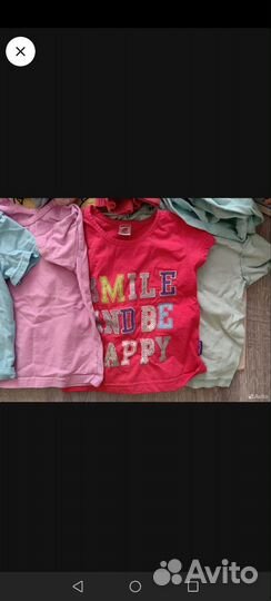 Пакет вещей на девочку 74 80