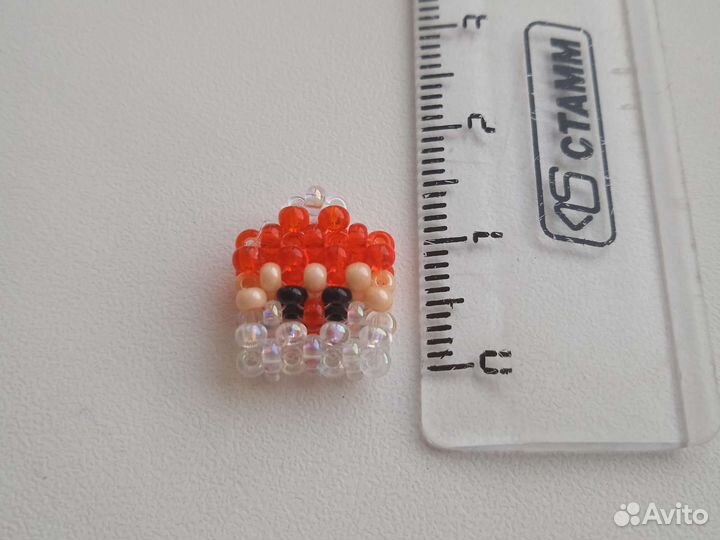 Дед мороз из бисера