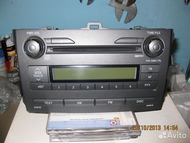 Штатная магнитола а/м Тойота Королла 2007-2015гг