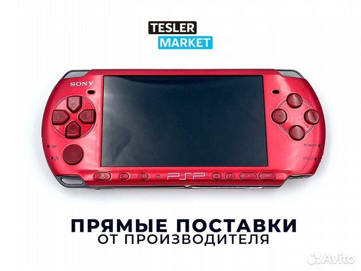 Sony PSP Slim 3008/3006 Red Wi-Fi(Новые,Магазин)