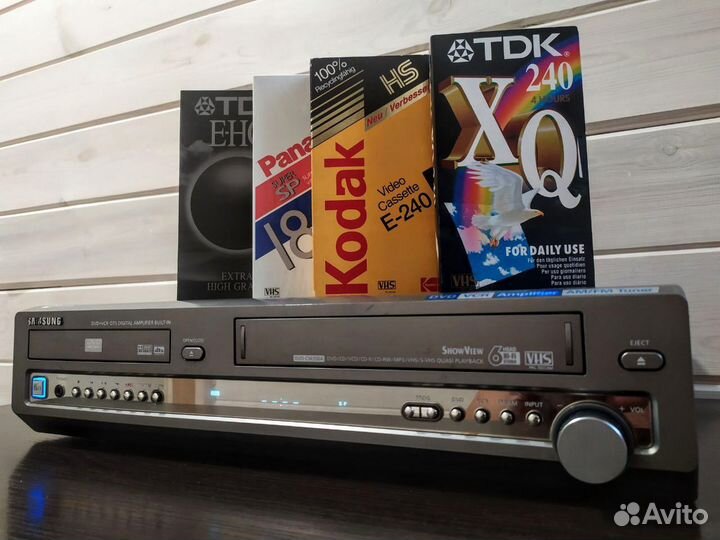 DVD S-VHS HiFi Ресивер 6Head Tuner Amplifier Samsu