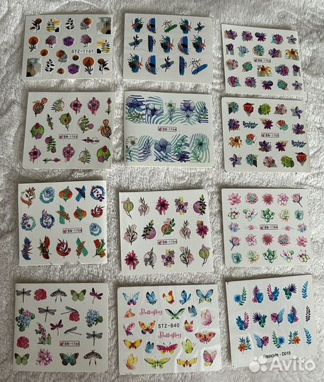 Слайдеры и наклейки для маникюра