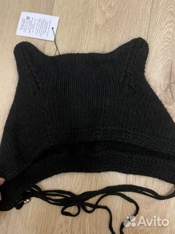 Шапка кошка с ушками