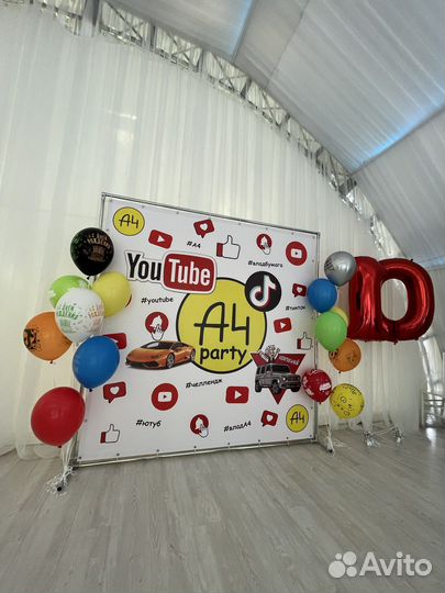 Банер на день рождения фотозона